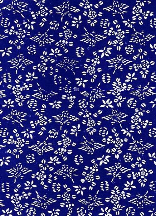 中國藍(lán)印花布 傳統(tǒng)工藝的清新魅力