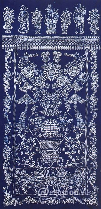 藍印花布 傳統(tǒng)工藝的文化印記